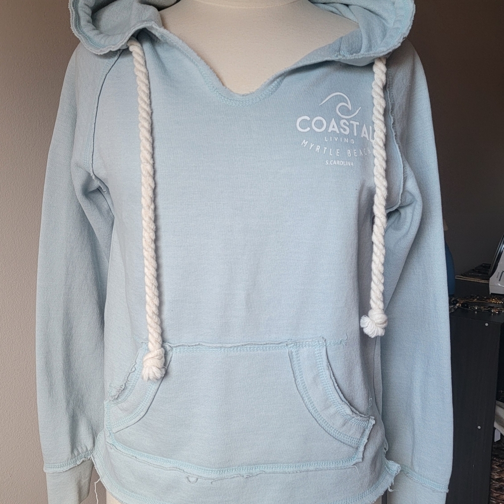 Sean Collection Coastal Light Blue Hoodie